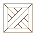 Геометрический модульный паркет ПФ - 02 Grosso Parquet