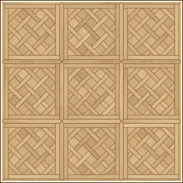 Геометрический модульный паркет ПФ-18 Grosso Parquet