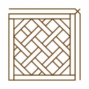 Геометрический модульный паркет ПФ-18 Grosso Parquet