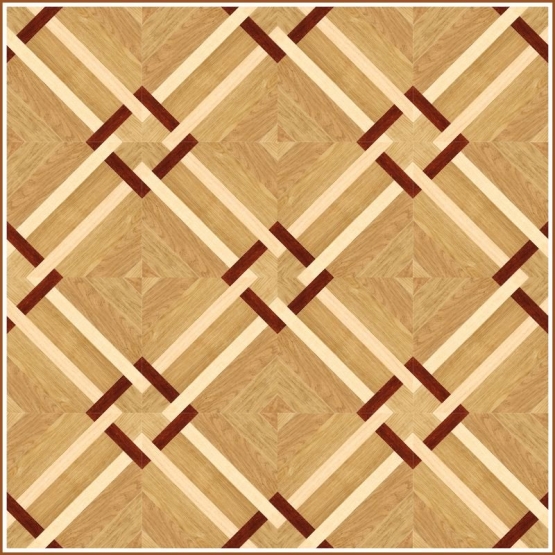 Геометрический модульный паркет ПГ-04 Grosso Parquet
