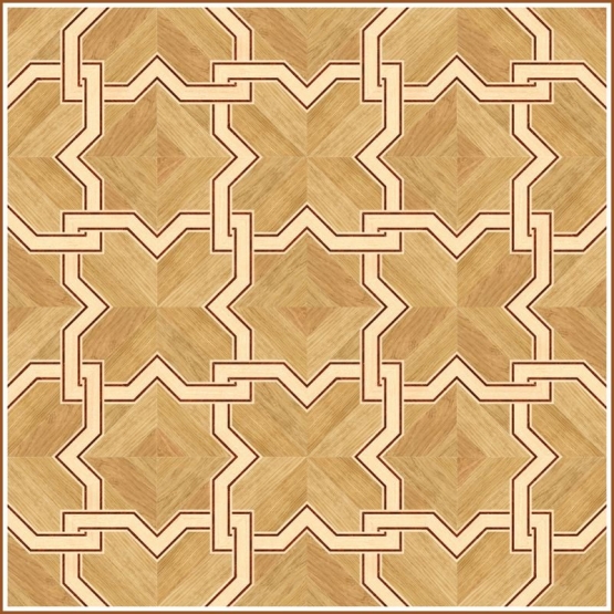 Геометрический модульный паркет ПГ-08 Grosso Parquet