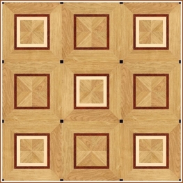 Геометрический модульный паркет ПГ-19 Grosso Parquet