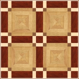 Геометрический модульный паркет ПГ-20 Grosso Parquet