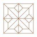 Геометричний модульний паркет PG-23 Grosso Parquet