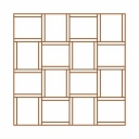 Геометрический модульный паркет ПГ-38 Grosso Parquet