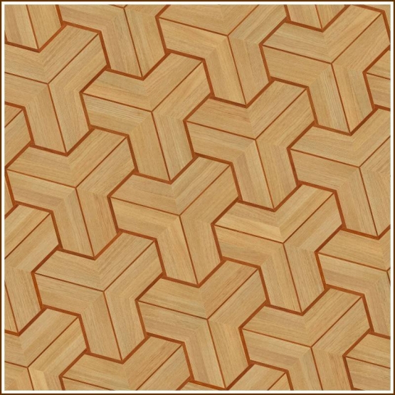 Геометрический модульный паркет ПГ-46 Grosso Parquet