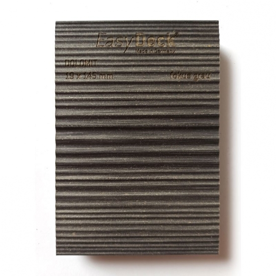 Композитна терраса дошка Dolomit Fokus сірий EasyDeck