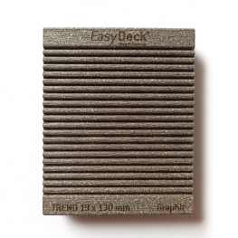 Композитная террасная доска TREND Graphit 19 Easy Deck