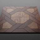 Геометрический модульный паркет GMP-006 Grosso Parquet