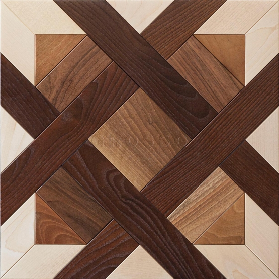 Геометрический модульный паркет GMP-035 Grosso Parquet