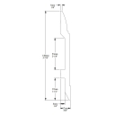 Плинтус SX104F гибкий Orac Decor
