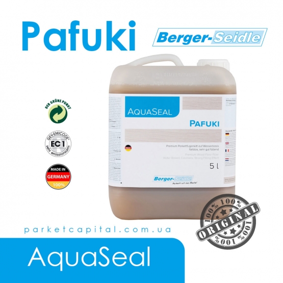 Шпаклевочный раствор для древесины Pafuki AquaSeal Berger-Seidle (5л)