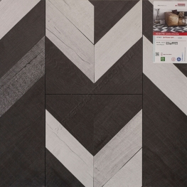 Пробковый пол Дуб Видора серый Елка EGGER PRO Comfort